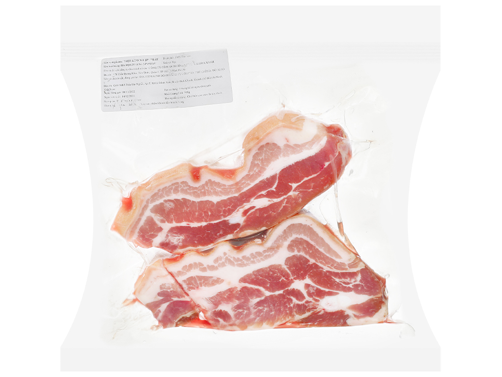 Ba rọi heo nhập khẩu đông lạnh 500gr